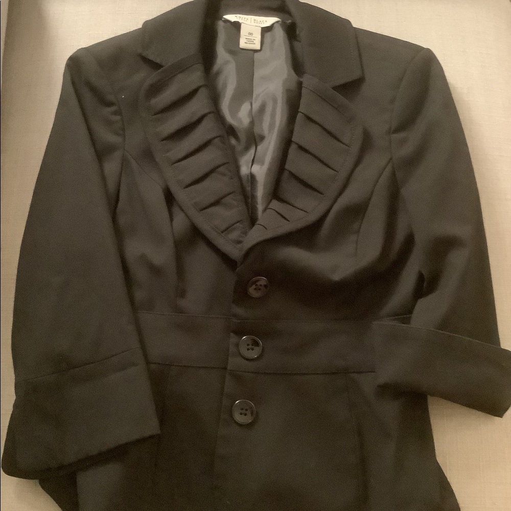 White House Black Market petite black blazer xxs or 00P